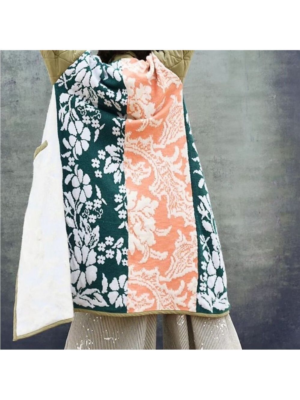 Free People Home Sweet Home Coat Quilted Sweater Knit Duster Jacket Coat Size S - Picture 6 of 13